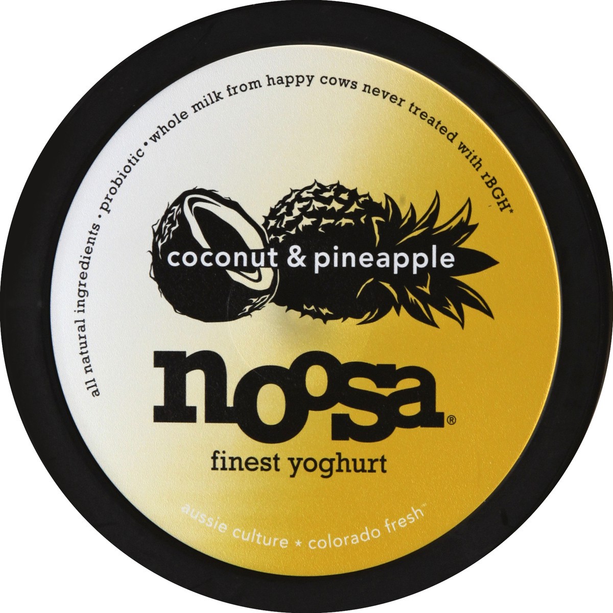 slide 2 of 3, Noosa Coconut & Pineapple Australian Style Yogurt, 7 oz