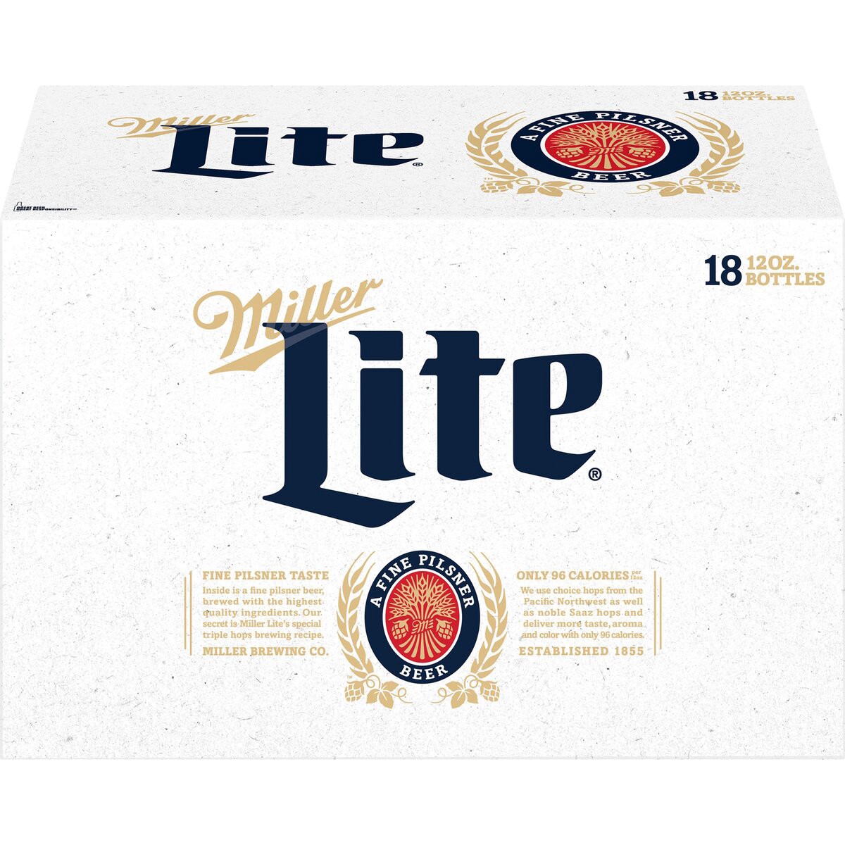 slide 1 of 6, MILLER Beer, 18 ct; 12 fl oz