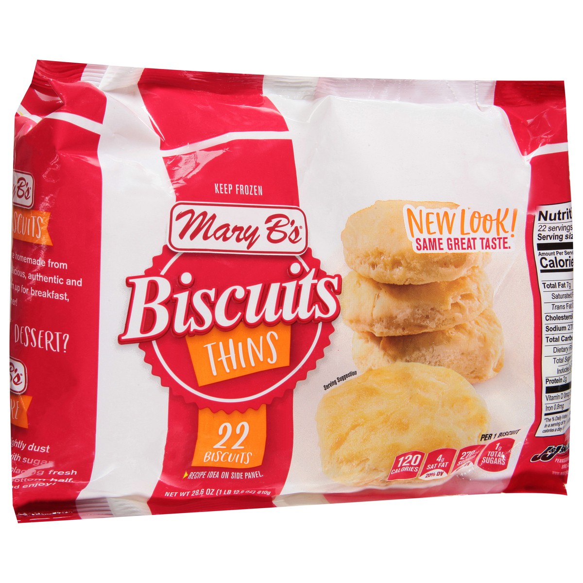 slide 2 of 9, Mary B's Thins Biscuits 22 ea, 22 ct