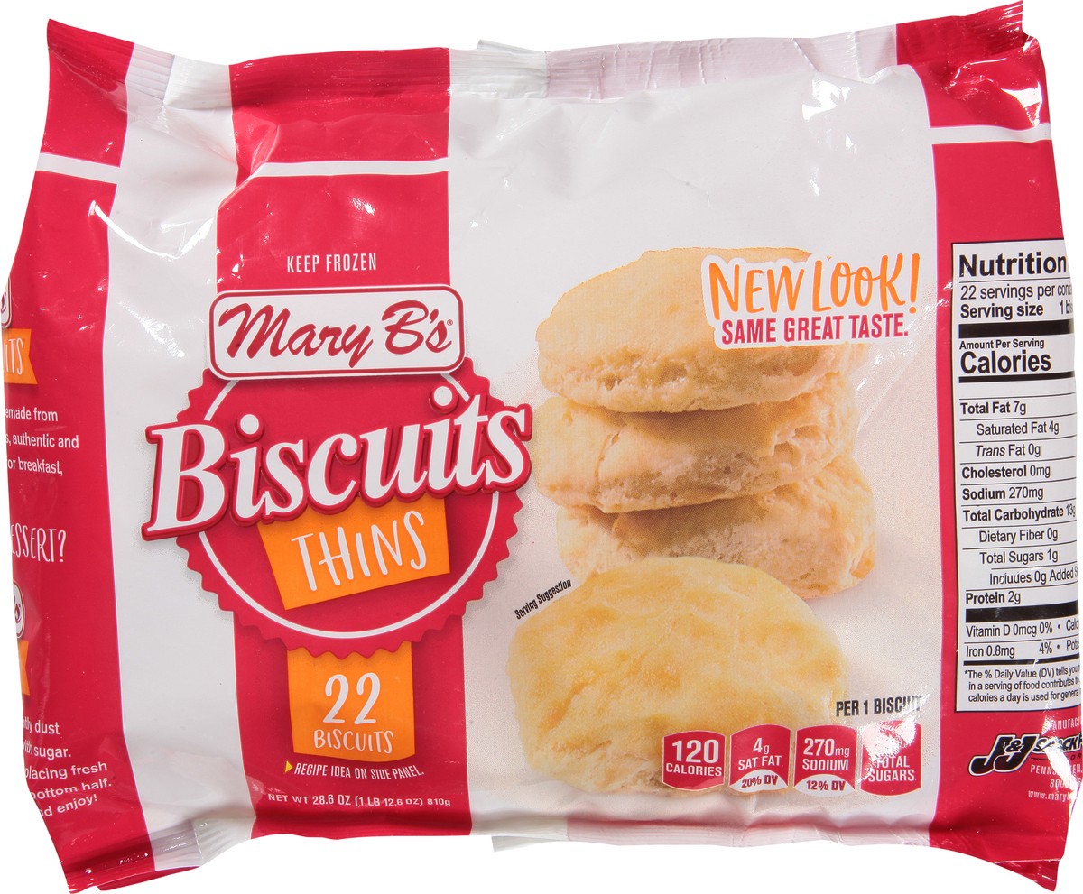 slide 6 of 9, Mary B's Thins Biscuits 22 ea, 22 ct