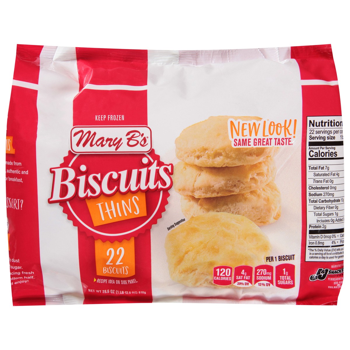 slide 1 of 9, Mary B's Thins Biscuits 22 ea, 22 ct