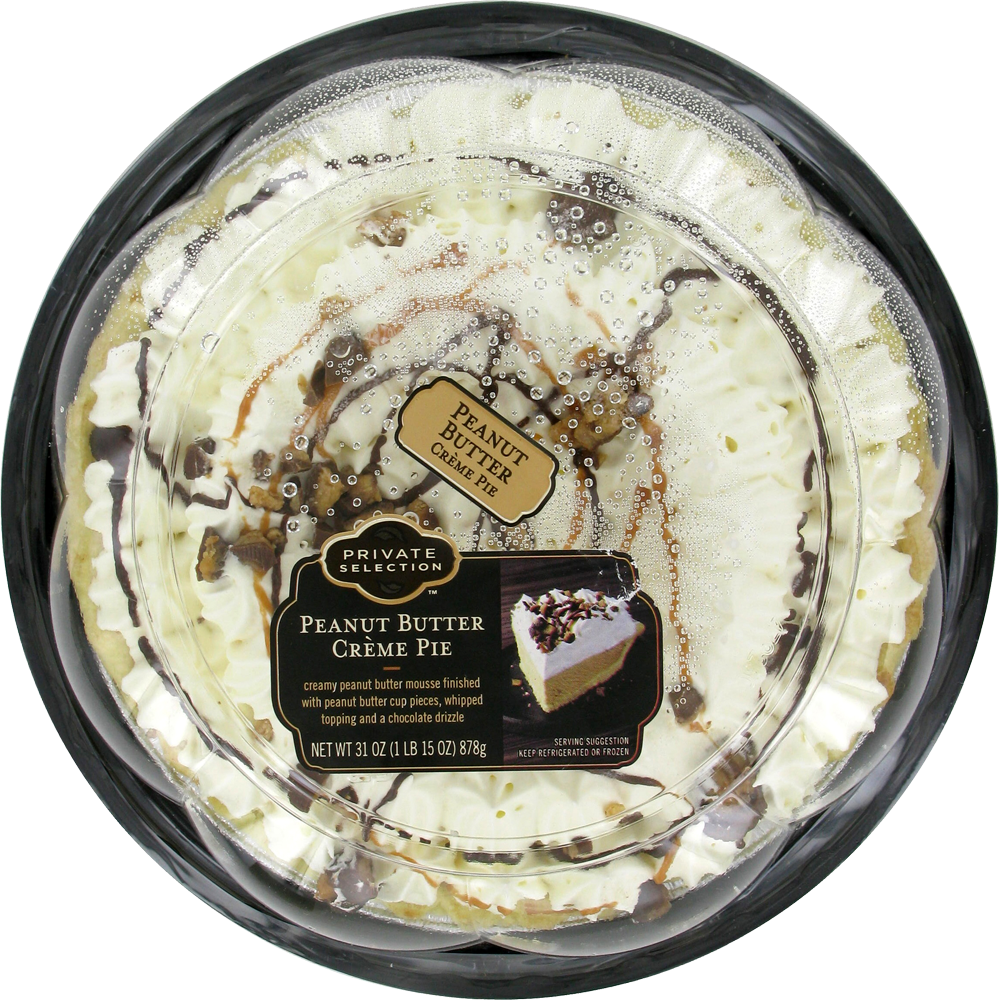 slide 1 of 1, Private Selection Peanut Butter Creme Pie, 31 oz