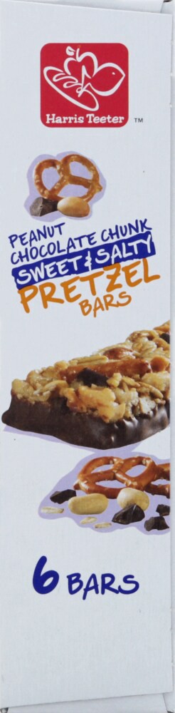 slide 6 of 6, Harris Teeter Peanut Chocolate Chunk Pretzel Bars, 6 ct