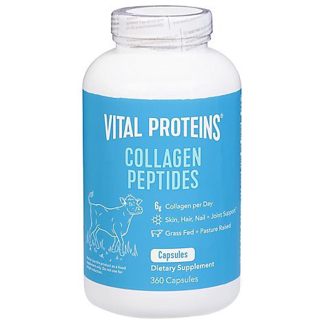 slide 1 of 1, Vital Proteins Collagen Peptide Capsules - 360 Count, 360 ct