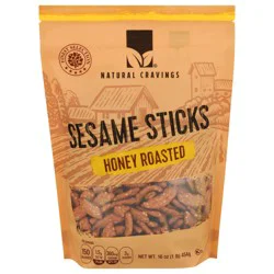 Natural Cravings Honey Roasted Sesame Sticks 16 oz