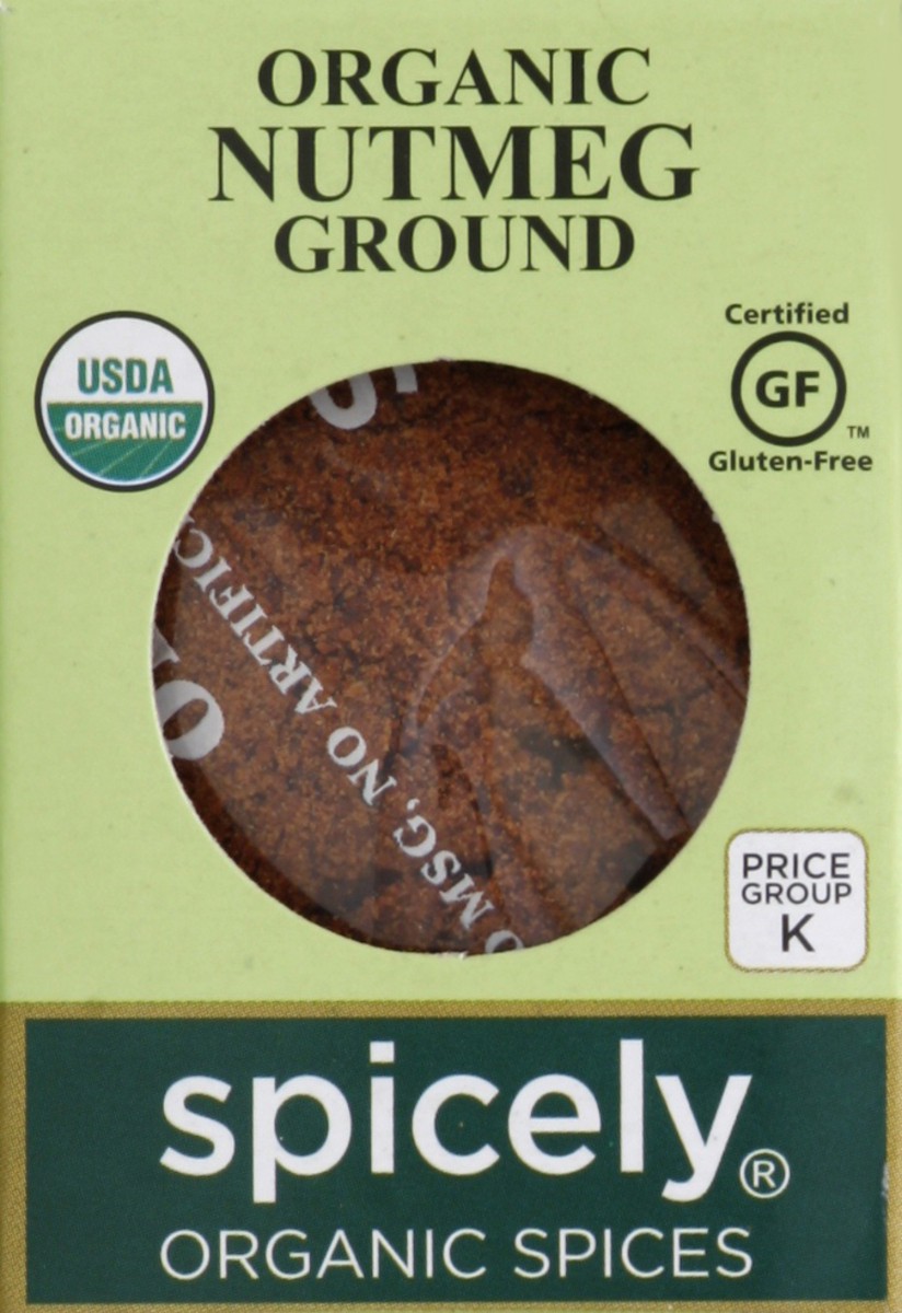 slide 1 of 4, Spicely Organic Spices Nutmeg 0.4 oz, 0.4 oz