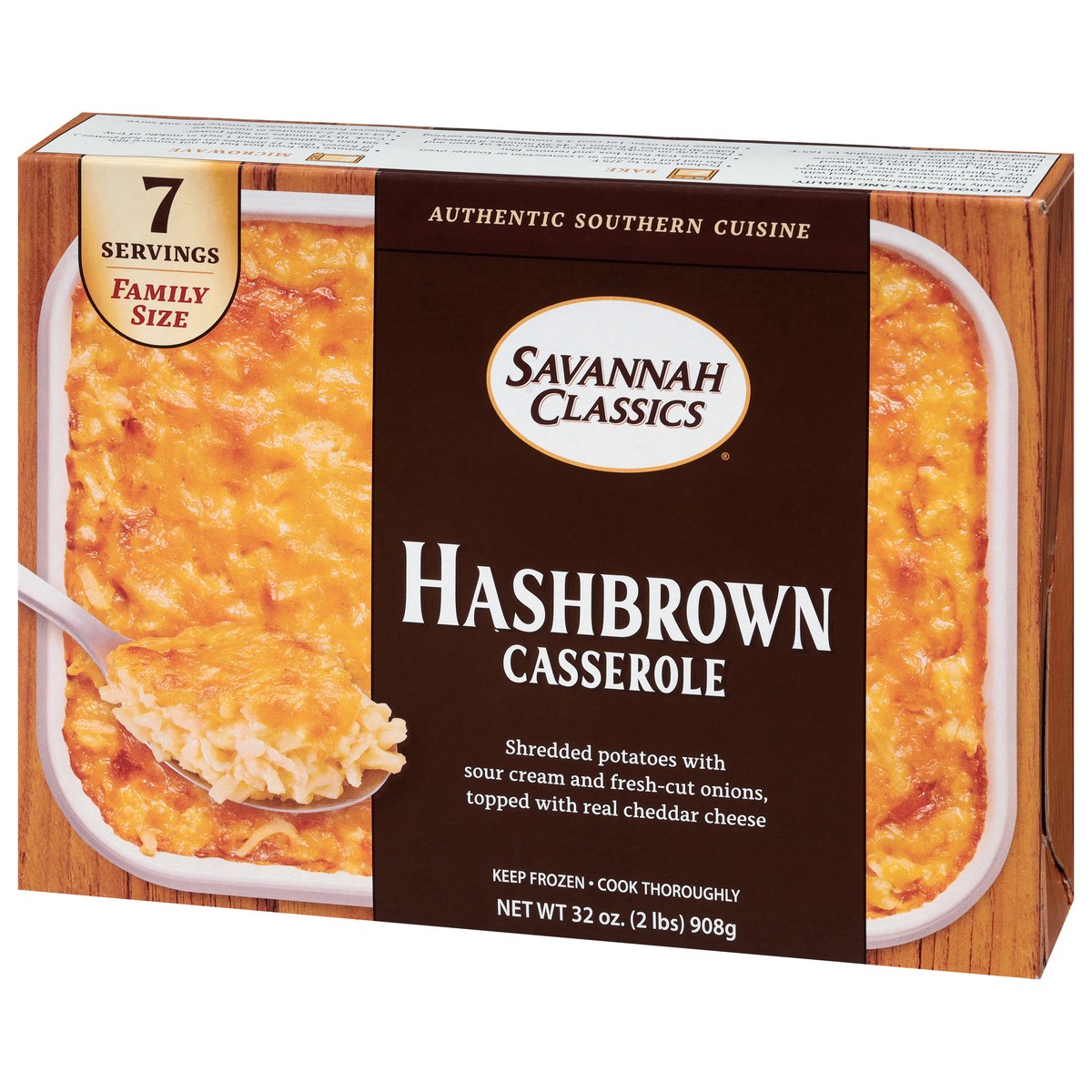 slide 3 of 14, Savannah Classics Hashbrown Casserole Family Size 32 oz, 32 oz