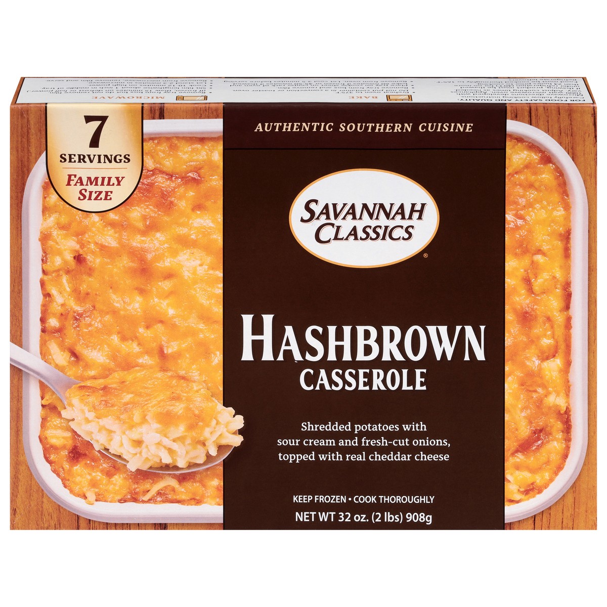 slide 9 of 14, Savannah Classics Hashbrown Casserole Family Size 32 oz, 32 oz