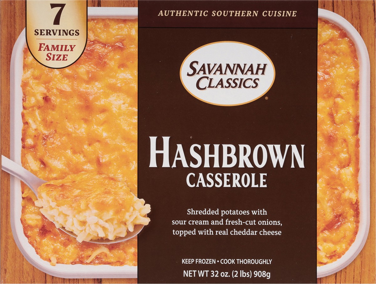 slide 13 of 14, Savannah Classics Hashbrown Casserole Family Size 32 oz, 32 oz
