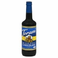 slide 1 of 1, Torani Sugar Free Chocolate Syrup, 25.4 fl oz