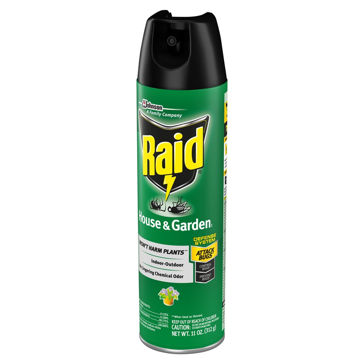 slide 3 of 7, Raid House And Garden Bug Killer Insecticide, 11 oz