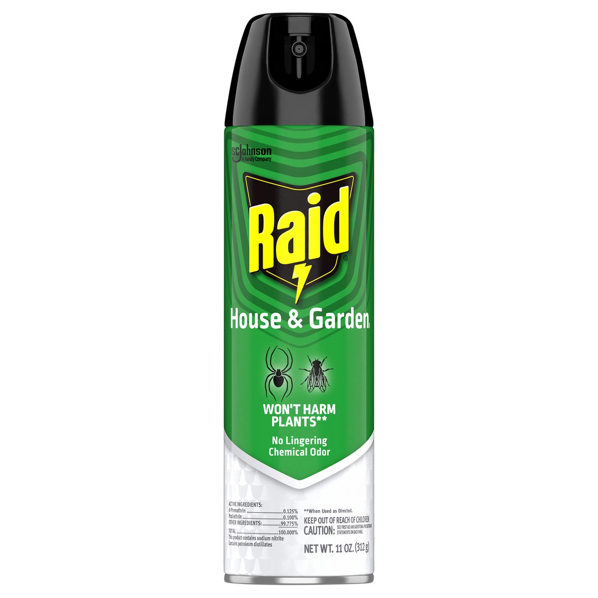 slide 1 of 7, Raid House And Garden Bug Killer Insecticide, 11 oz