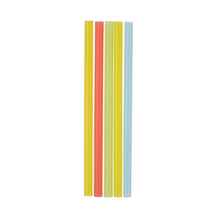 slide 1 of 2, Simply Essential Extra Wide Plastic Straws, 50 ct