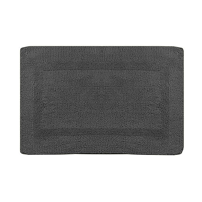 slide 1 of 1, Wamsutta Reversible Bath Rug - Pewter, 30 in x 48 in