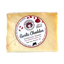 Redheadcre Redhead Creamery Garlic Cheddar Cheese