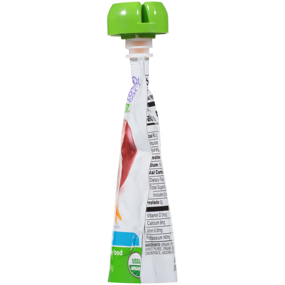 slide 2 of 14, Tippy Toes Apple Carrot Organic Baby Food, 3.5 oz