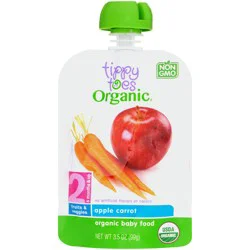 Tippy Toes Apple Carrot Organic Baby Food