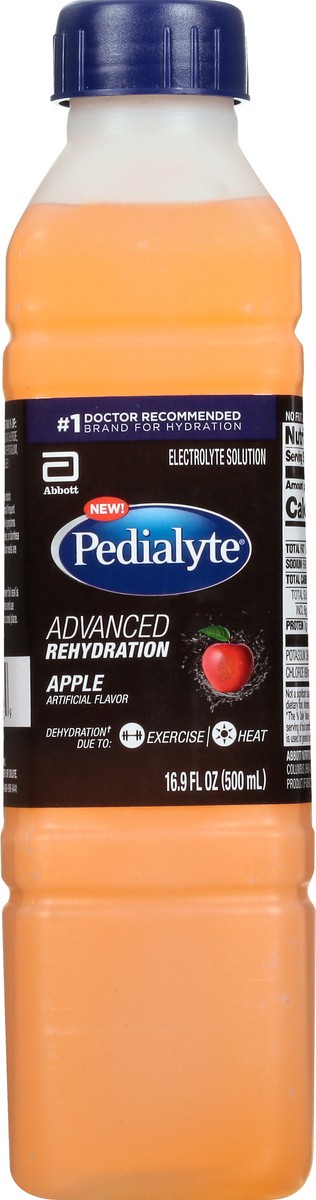 slide 10 of 13, Pedialyte Advanced Rehydration Apple Electrolyte Solution - 16.9 fl oz, 500 ml