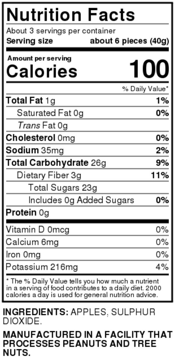 slide 7 of 8, Hy-vee Apples Dried Fruit, 4.5 oz