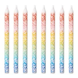 American Greetings Candles - Multicolor Scattered Dots