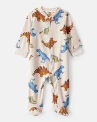 Carter's Carters Baby Boy Dinosaur Print Loose Fit Long-Sleeve Sleep & Play Multi PRE