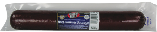 slide 1 of 1, Western Family Bf Summer Sausage, 28 oz