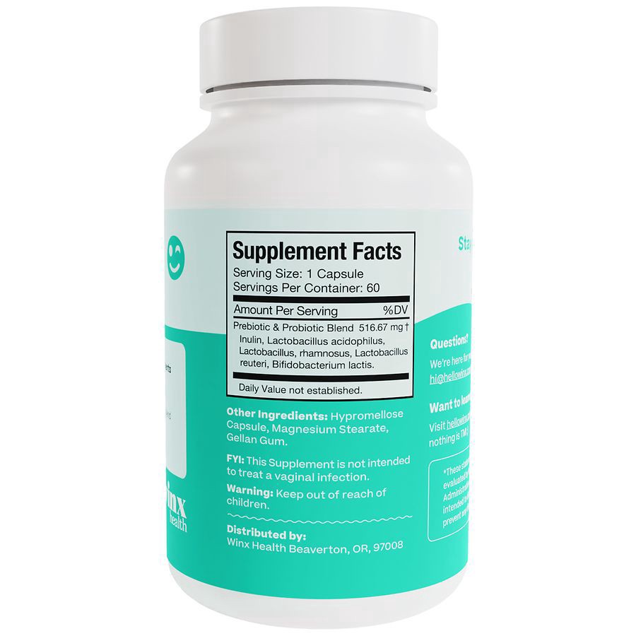 slide 2 of 3, Winx Health Vaginal Health Probiotic 60 Capsules, 60 ct