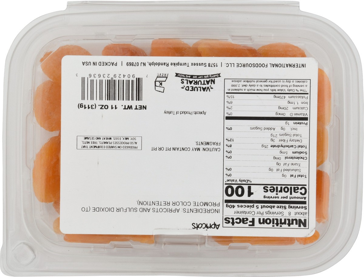 slide 3 of 13, Valued Naturals Dried Apricots 11 oz, 11 oz
