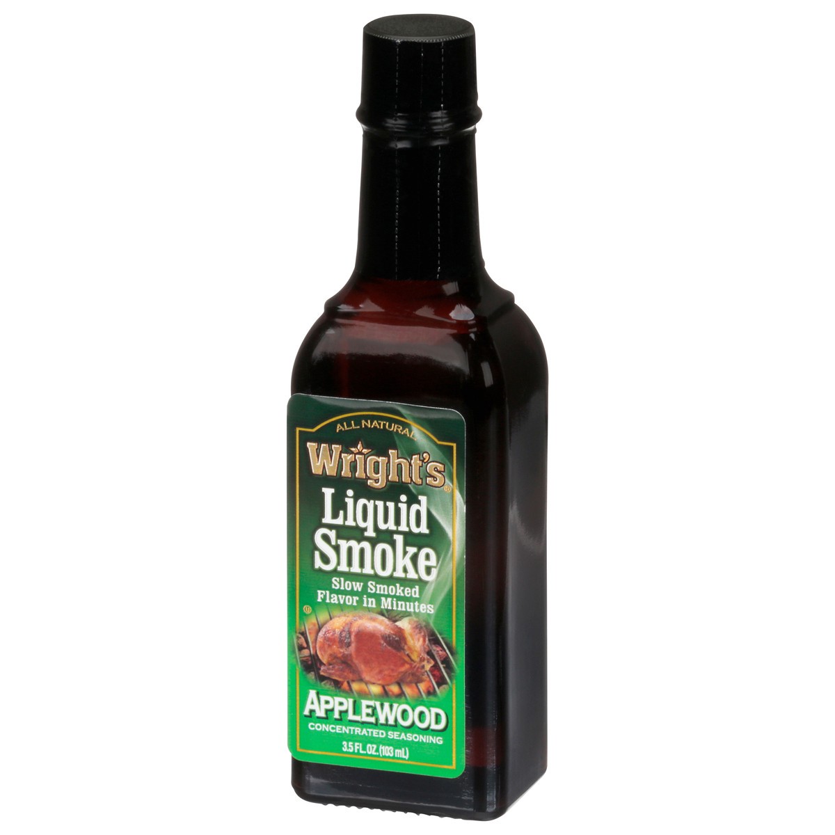 slide 5 of 14, Wright's Liquid Smoke Applewood Concentrated Seasoning 3.5 fl oz, 3.5 fl oz