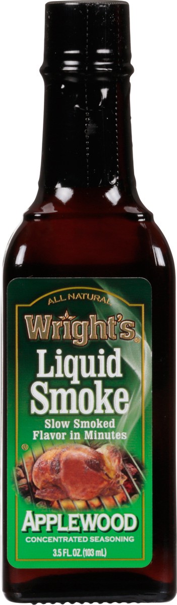 slide 8 of 14, Wright's Liquid Smoke Applewood Concentrated Seasoning 3.5 fl oz, 3.5 fl oz