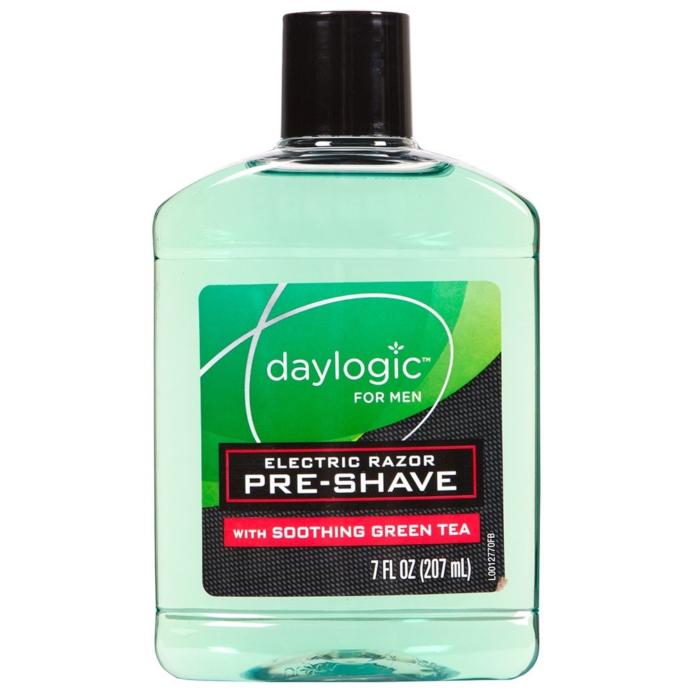 slide 1 of 1, Daylogic for Men Electric Razor Pre-Shave With Soothing Green Team, 7 fl oz