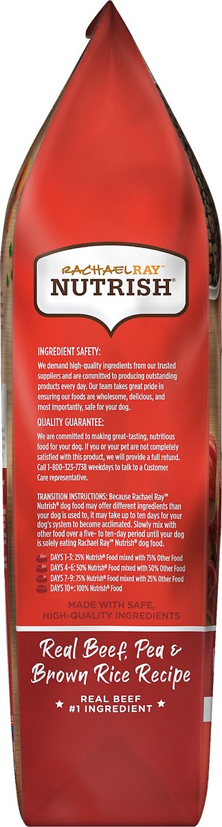 slide 3 of 8, Rachael Ray Nutrish Nutrish™ Real Beef, Pea & Brown Rice Recipe Whole Health Blend Dry Dog Food (Rachael Ray), 3.5 lb. Bag, 56 oz