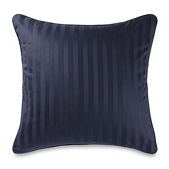 slide 1 of 1, Wamsutta 500-Thread-Count PimaCott Damask European Pillow Sham - Navy, 1 ct