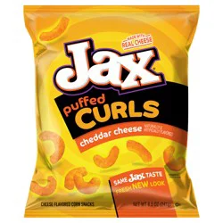 JAX 8.5 oz Bachman Jax Cheddar Cheese Puffed Curls