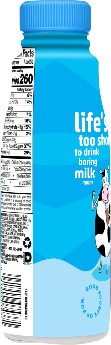 slide 4 of 9, TruMoo Chocolate Low Fat Milk 14oz, 14 fl oz