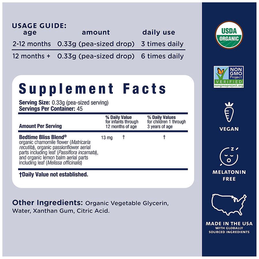 slide 4 of 5, Mommy's Bliss Baby Bedtime Paci Gel, 0.53 oz