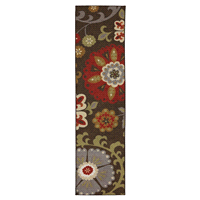 slide 3 of 5, Mohawk Folk Floral Runner, 20 in x 60 in