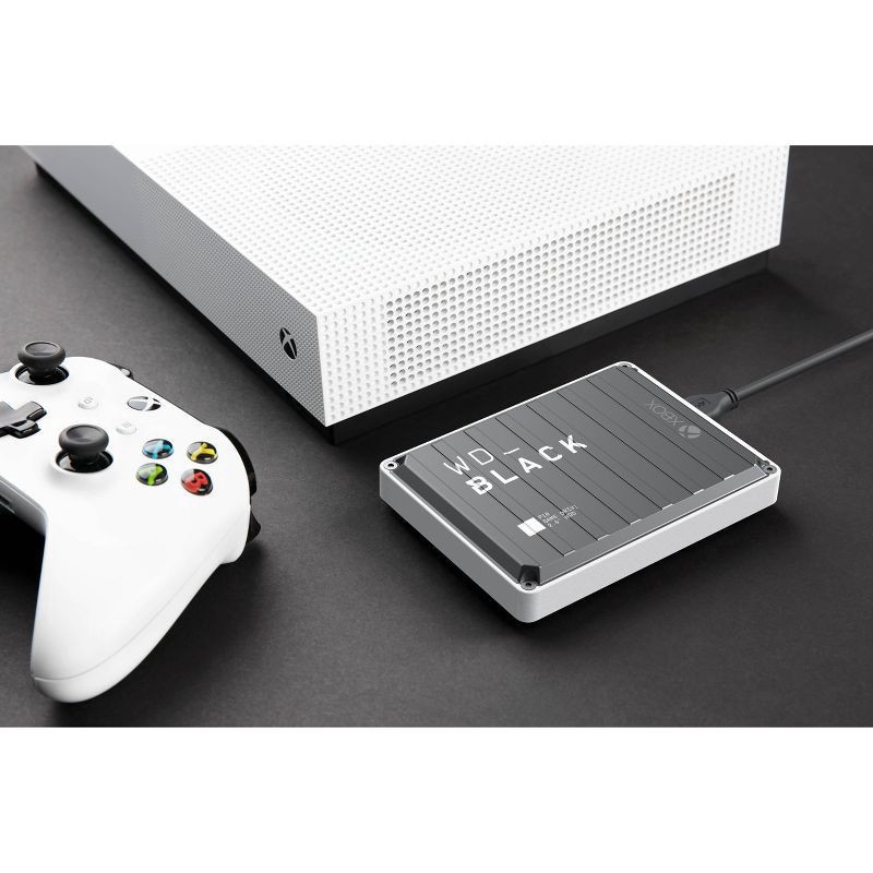 slide 2 of 5, Western Digital BLACK P10 Game Drive for Xbox 2TB External USB 3.2 Gen 1 Portable Hard Drive - Black With White Trim, 1 ct