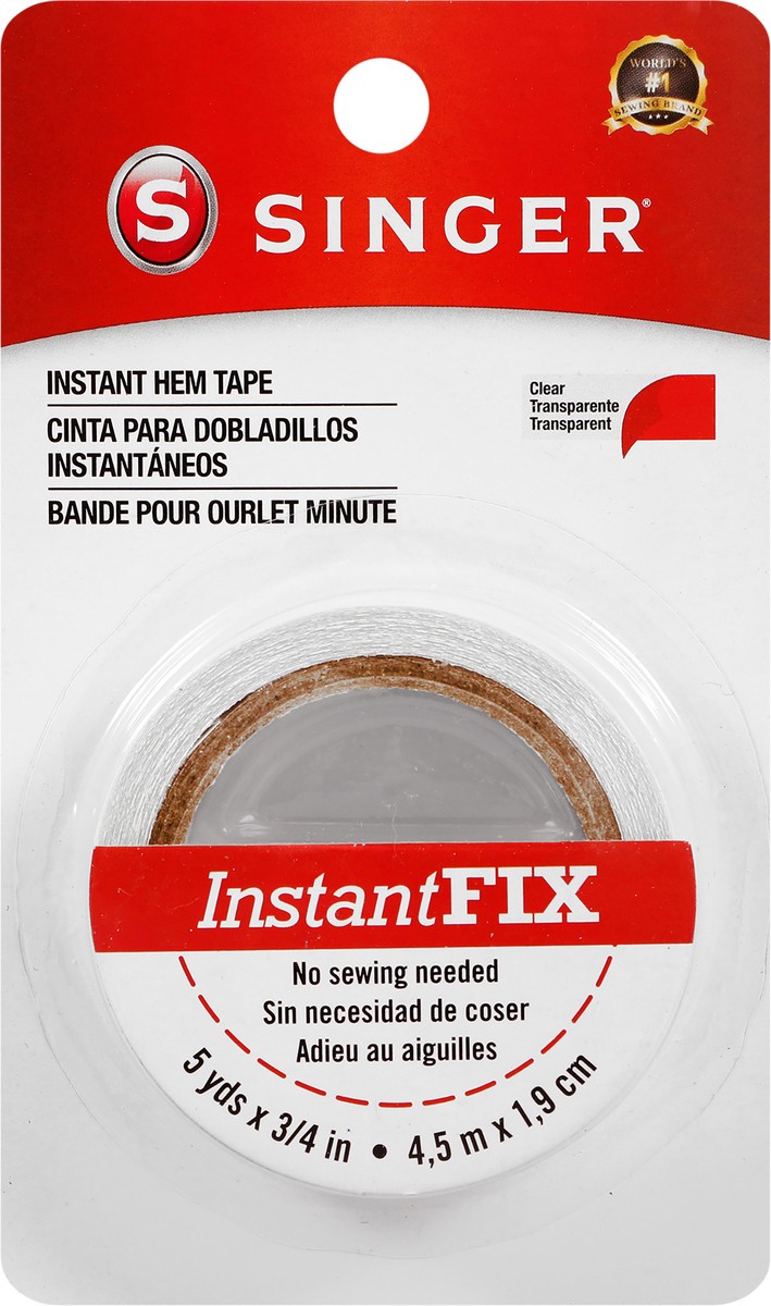 slide 2 of 2, Singer Instant Fix Double-Sided Hem Tape - 3/4" x 5 yds, 1 ct
