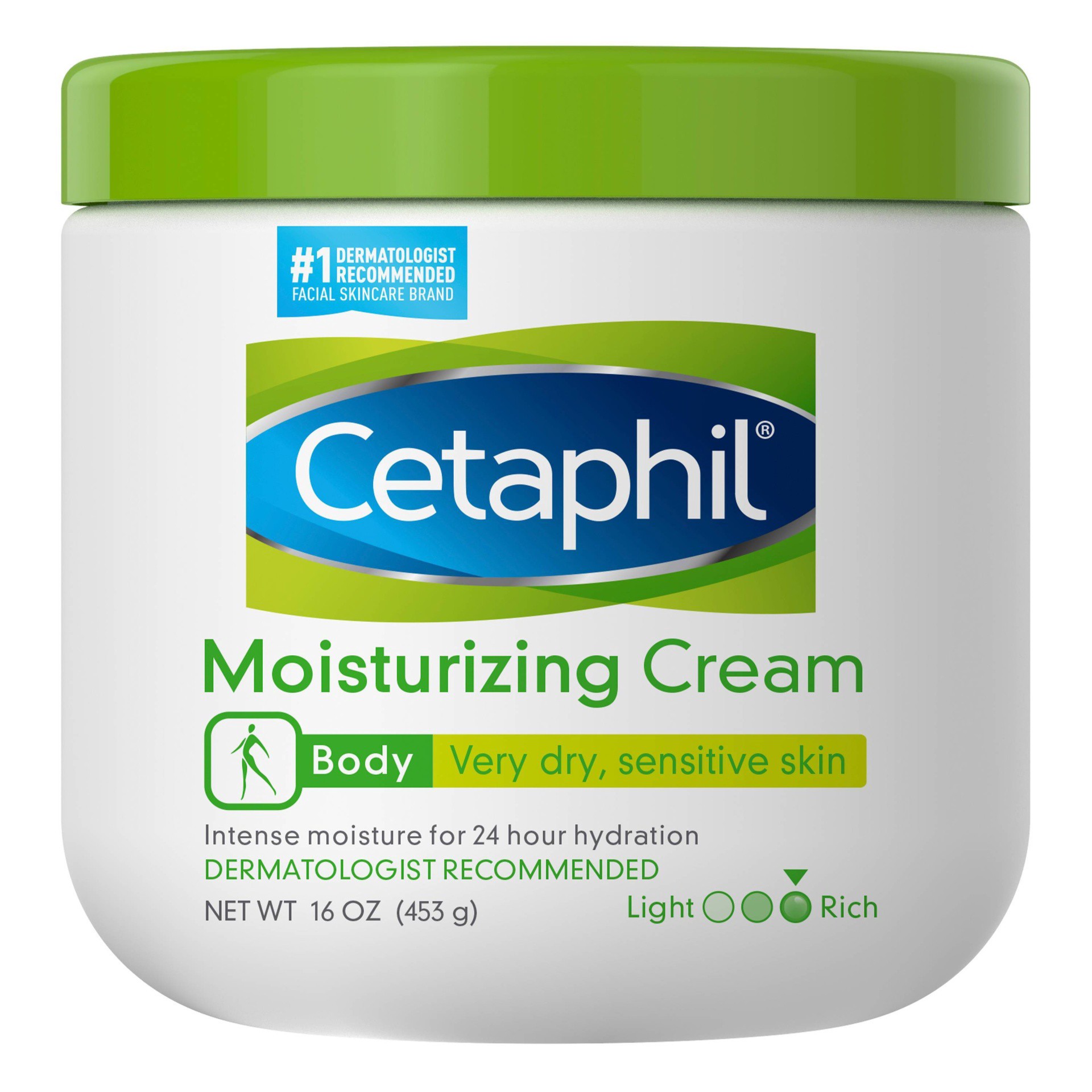 slide 1 of 4, Cetaphil Moisturizing Cream for Dry Sensitive Skin Fragrance Free, 16 oz