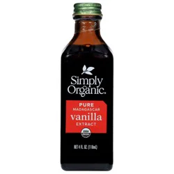 Simply Organic Pure Madagascar Vanilla Extract 4 fl oz