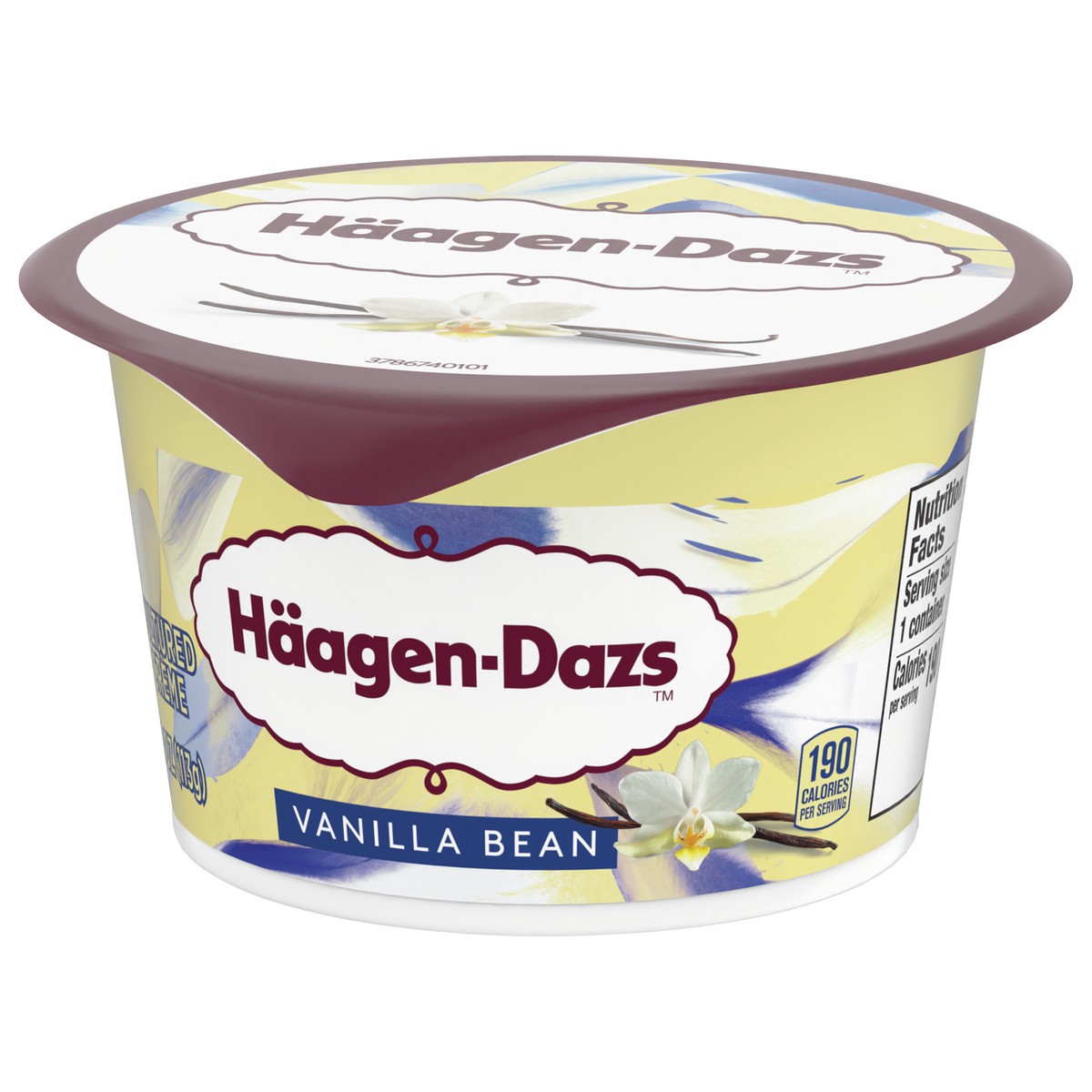 slide 11 of 11, Häagen-Dazs Haagen Dazs Cultured Cream Yogurt Style Snack, Vanilla Bean, 4 oz Cup, 4 oz