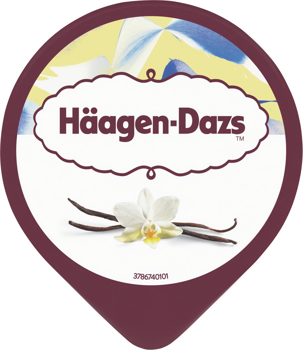 slide 4 of 11, Häagen-Dazs Haagen Dazs Cultured Cream Yogurt Style Snack, Vanilla Bean, 4 oz Cup, 4 oz