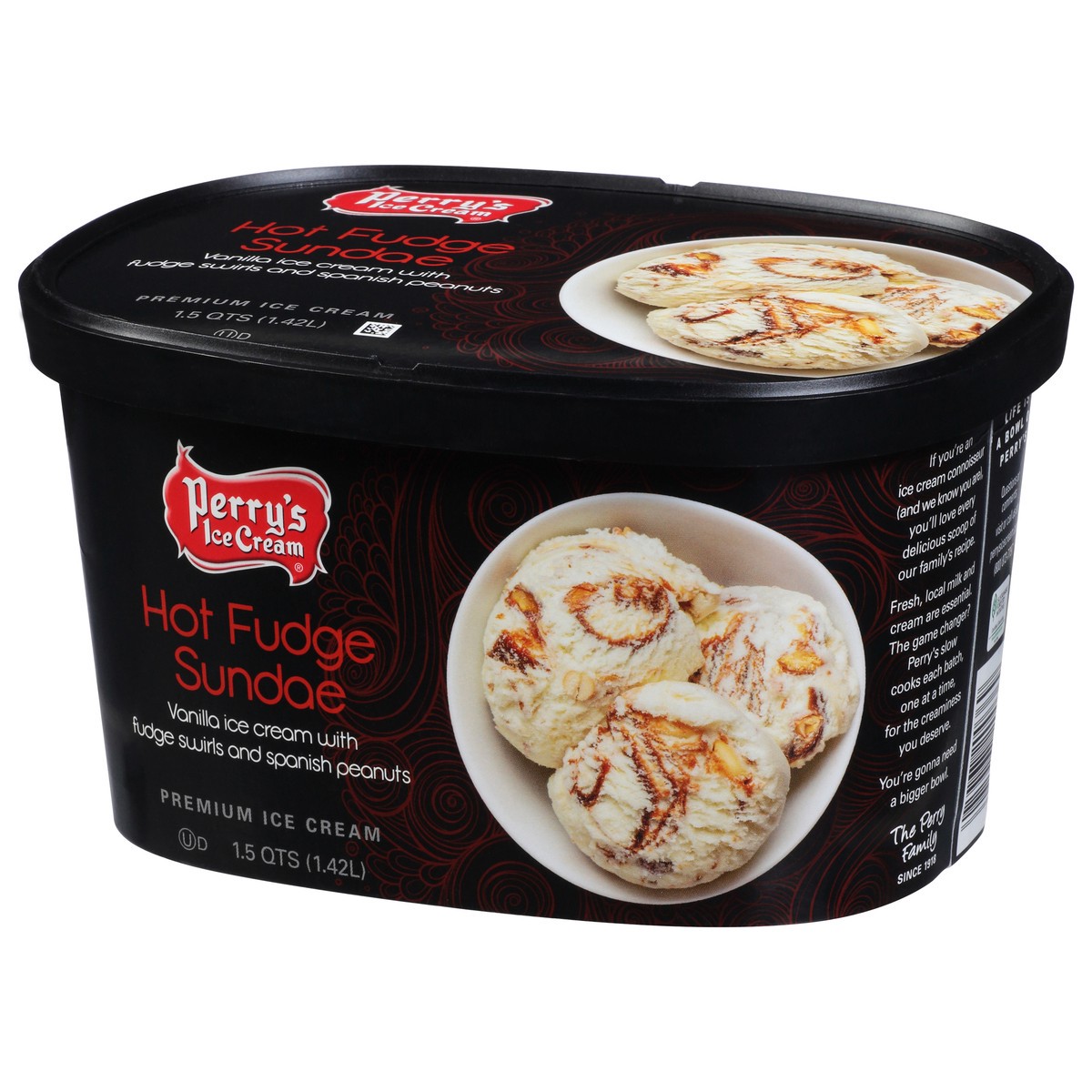 slide 10 of 14, Perry's Ice Cream Premium Hot Fudge Sundae Ice Cream 1.5 qt, 1.5 qt