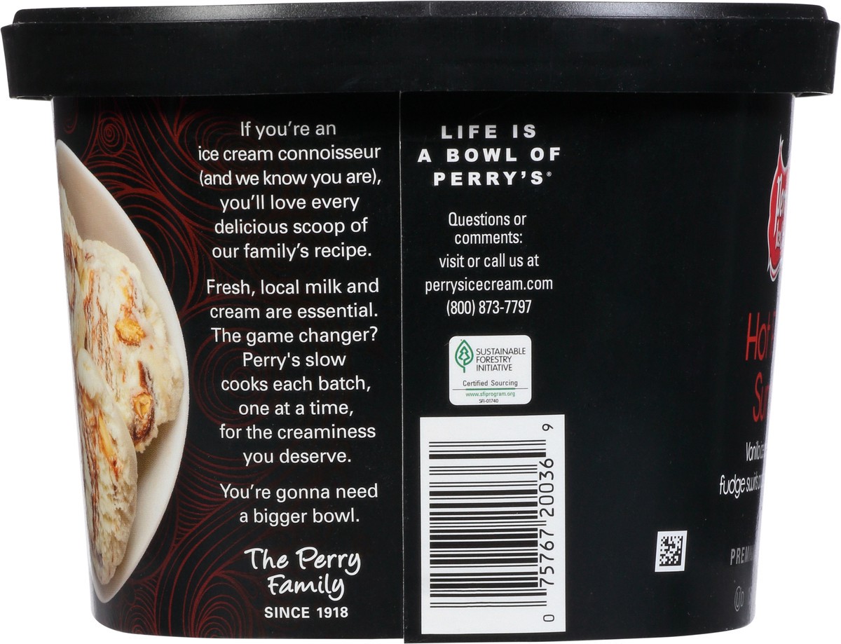 slide 9 of 14, Perry's Ice Cream Premium Hot Fudge Sundae Ice Cream 1.5 qt, 1.5 qt