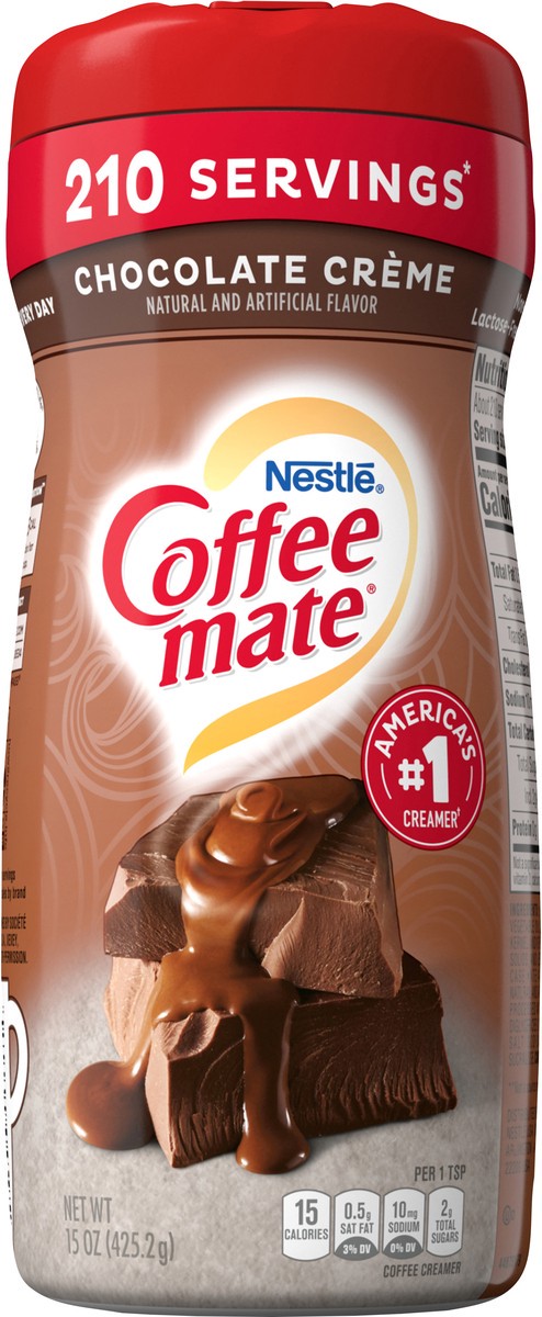 slide 7 of 8, Coffee mate Nestle Coffee mate Chocolate Creme Powder Coffee Creamer, 15 oz