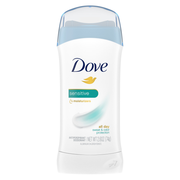 slide 4 of 16, Dove Invisible Solid Antiperspirant Deodorant Stick Sensitive,, 2.6 oz, 2.6 oz