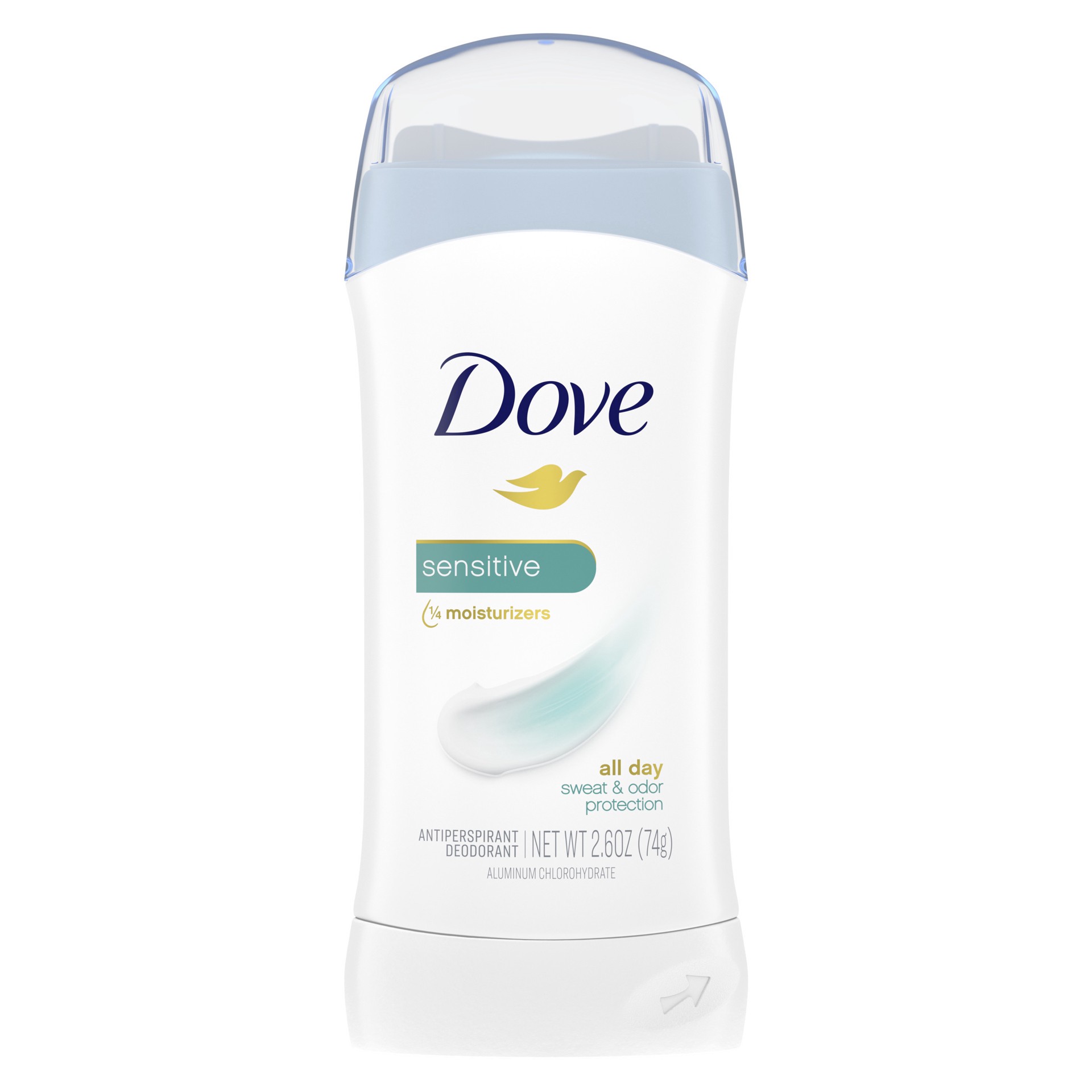 slide 1 of 16, Dove Invisible Solid Antiperspirant Deodorant Stick Sensitive,, 2.6 oz, 2.6 oz