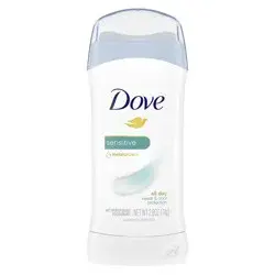 Dove Invisible Solid Antiperspirant Deodorant Stick Sensitive,, 2.6 oz