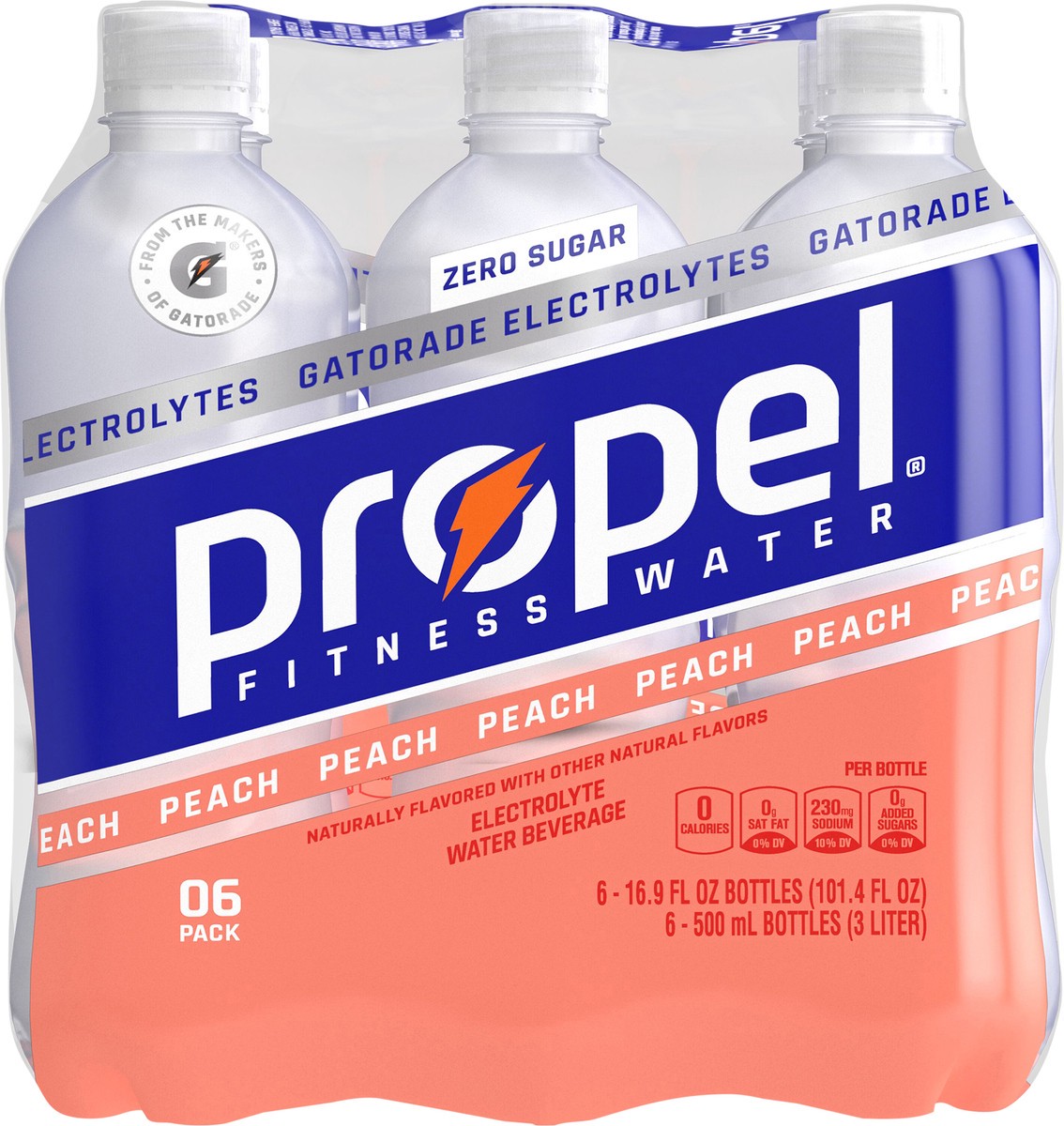 slide 4 of 4, Propel Thirst Quencher, Sports Drink, 6 ct; 16.9 fl oz